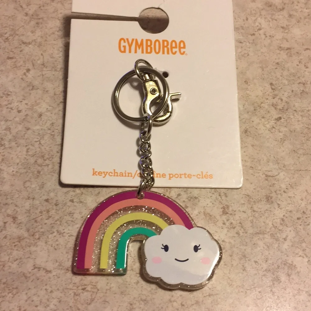 BNWT GYMBOREE JEWELRY BUNDLE OF 3 COOL KIDS ITEMS RINGS AND NECKLACE & KEYCHAIN
